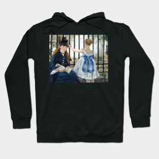 The Railway by Edouard Manet Hoodie